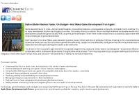 Agile Game Development