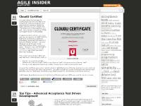 agileinsider.org agile developer, agile mentor, agile developer blog