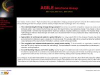 agilesolutionsgroup.com Who We Are, Agile Consulting, Education agilesolutionsgroup.com Who We Are, Agile Consulting, Education