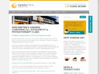 agiliflex.co.uk Agilaflex Clinic, Chiropractic, Osteopathy