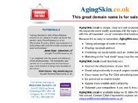 The domain name AgingSkin.co.uk is for sale. Own it today. Find out how... The domain name AgingSkin.co.uk is for sale. Own it today. Find out how...