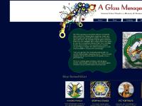 aglassmenagerie.net stained glass windows, panels, mosaic stepping stones