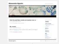 Alessandro Agnolin. | Só mais um site WordPress.com Alessandro Agnolin. | Só mais um site WordPress.com