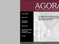 Agora: Journal for Undergraduate Scholarly Papers