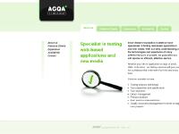 agqa.co.uk Experience, Availability, Experience