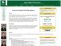 Mediation, Arbitration, Training, Partnering, Facilitation, Coaching, Agree Dispute Resolution