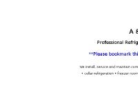 agrefrigeration - A & G Refrigeration - Tel: 01254 262681 agrefrigeration - A & G Refrigeration - Tel: 01254 262681