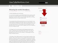 HowToBeRichGuru.Com - Teaching you to be all that you can be……. HowToBeRichGuru.Com - Teaching you to be all that you can be…….