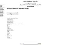 New And Used Tractors Agricultural Equipment | England | Wales | Scotland | United New And Used Tractors Agricultural Equipment | England | Wales | Scotland | United