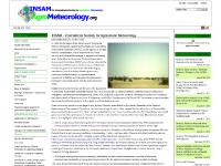 INSAM - International Society for Agricultural Meteorology — International INSAM - International Society for Agricultural Meteorology — International