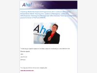 Coaching Skills training, Presentation skills training, Leadership Effectiveness, Management Effectiveness, delivered by Aha! Academy of High Achievers