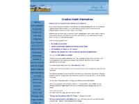 Creative Health Alternatives with Ancient Acupuncture and Tachyons.