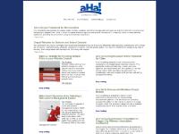 ahaconsulting.com Who We Are, Our Portfolio, Articles/Blogs ahaconsulting.com Who We Are, Our Portfolio, Articles/Blogs