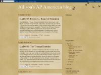 Allison's AP American blog