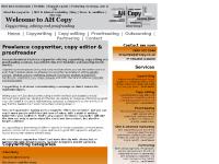 Freelance copywriter, copy editor & proofreader | AH Copy Home Freelance copywriter, copy editor & proofreader | AH Copy Home