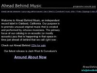 Ahead Behind Music -- Acoustic Jazz Ahead Behind Music -- Acoustic Jazz