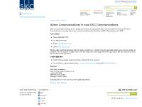 Ahern Communications is now SKC Communication Ahern Communications is now SKC Communication