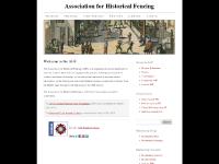 Association for Historical Fencing | The future of Fencing is its Past Association for Historical Fencing | The future of Fencing is its Past