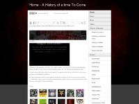 ahistoryofatimetocome.co.uk ahistoryofatimetocome.co.uk