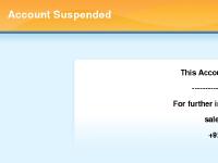 Account Suspended