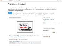 The Ahmadiyya Cult The Ahmadiyya Cult