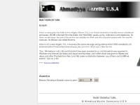 Ahmadiyya Gazette U.S.A