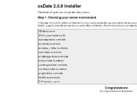 osDate Installation osDate Installation