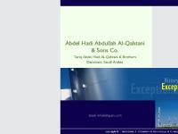 Welcome to Abdel Hadi Abdullah Al-Qahtani & Sons Co. Welcome to Abdel Hadi Abdullah Al-Qahtani & Sons Co.