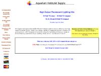 Compact Fluorescent Lighting Kits Compact Fluorescent Lighting Kits