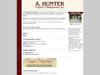 ahunter.com Property Management, Rentals, Lease property