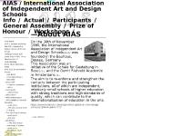 General Assembly /, Prize of Honour /, Workshops /, AIAS Board  General Assembly /, Prize of Honour /, Workshops /, AIAS Board