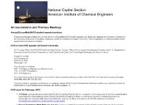National Capital Section of the AIChE