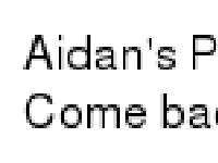 aidansplace - Aidans Place aidansplace - Aidans Place