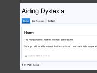 Aiding dyslexia