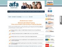 RG146 Courses, Financial Planning Courses and Accounting Courses at AIFA RG146 Courses, Financial Planning Courses and Accounting Courses at AIFA