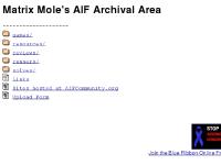  runners/, solves/, Links, Sites hosted at AIFCommunity.org