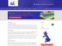 Welcome | AI International Welcome | AI International