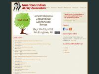 American Indian Library Association home page