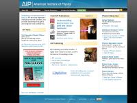 The American Institute of Physics -- Physics Publications and Resources The American Institute of Physics -- Physics Publications and Resources