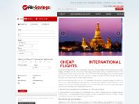 air-savings.com cheap airline tickets, cheap international flights, cheap international tickets