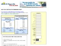 Air Check Texas Vehicle Replacement Programs in Texas - Buy Back your 10 year old car, used car replacement program. Air Check Texas Vehicle Replacement Programs in Texas - Buy Back your 10 year old car, used car replacement program.