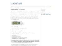 airiontester.com wholesale mini air ion tester, air ion counter wholesale, mini air ion tester