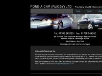 Rugby's Premier Taxi & Private Hire Firm - Fone A Car (Rugby) Ltd