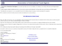 Association of International Travel Agents