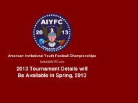 American Invitational Youth Football Championships | Youth Football Tournament | Youth Football Tournament Tampa | Tampa Youth Football Tournament | Youth Football Thanksgiving Tournament