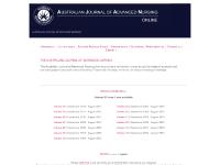 Australian Journal of Advanced Nursing