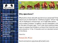 Welcome to Ajax chess Welcome to Ajax chess