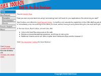 Ajax Toolbox - Tools for Ajax / XMLHttpRequest / Remote Scripting Developers