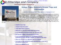 Grease Traps, Automatic Grease Traps and Automatic Grease Interceptors - A.J. Etheridge And Company Grease Traps, Automatic Grease Traps and Automatic Grease Interceptors - A.J. Etheridge And Company