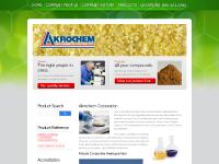 liten akrochem.com skärmbild